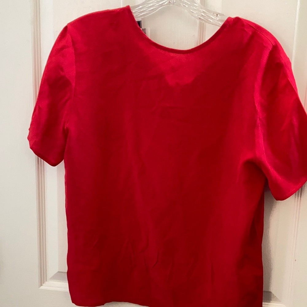 FINAL MARKDOWN Jennifer Moore silk suit top small